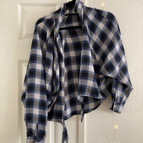 SOLD BDG | Courtney Flannel Check-Tie - Picture 6 of 6